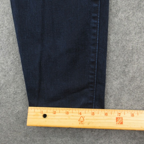 Lee Womens Petite Slim Fit Slim Straight Leg Pull On Jeans Dark Wash Size 6P - Picture 6 of 11